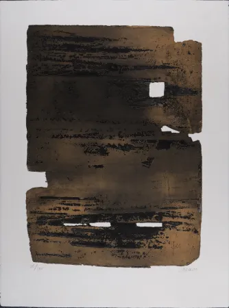 Stich Soulages - Eau-forte n° 15, 1961 - Hand-signed!