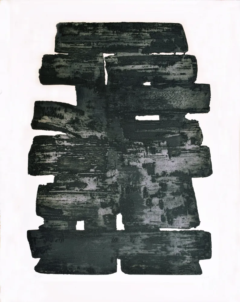 Radierung Soulages - Eau-forte XIII 