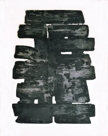 Radierung Soulages - Eau-forte XIII 