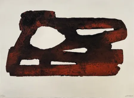 Radierung Soulages - Eau forte XXVII 