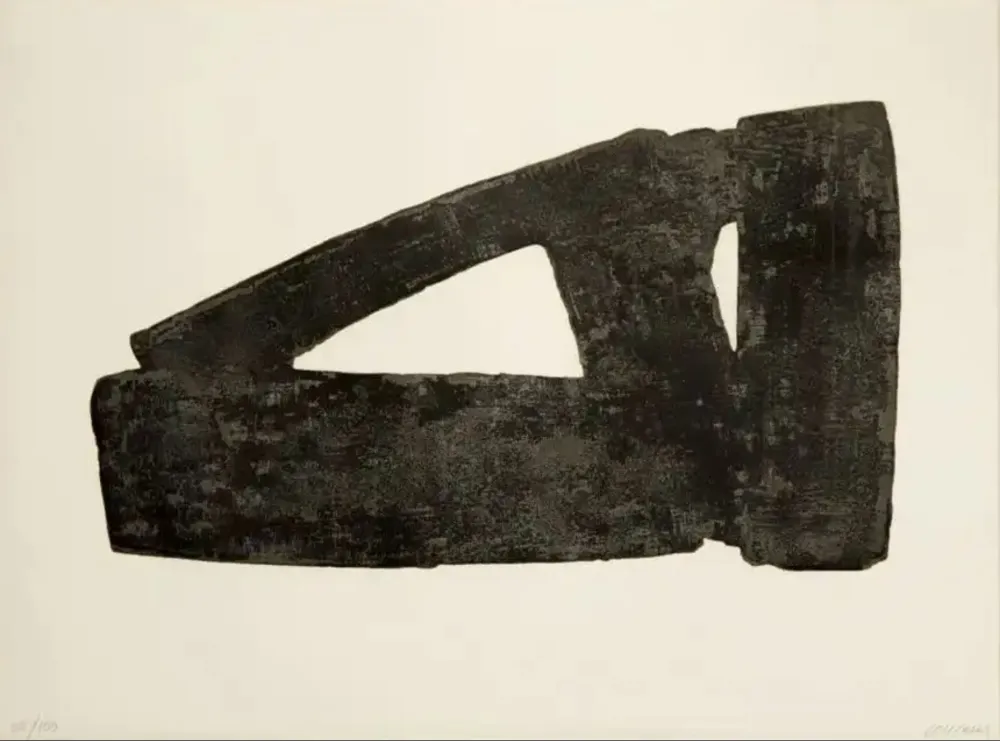 Stich Soulages - Eau-forte XXXII