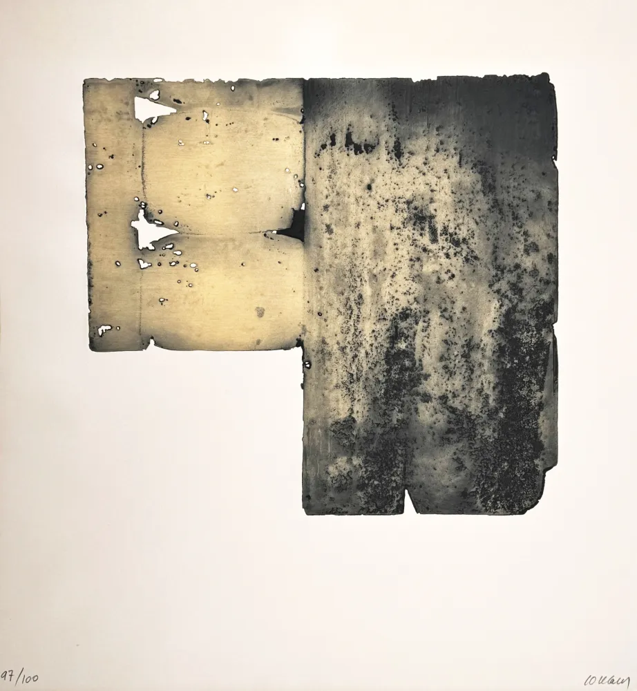 Radierung Soulages - Eau-forte XXXV 