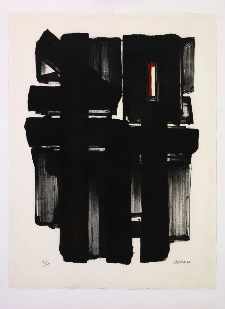 Lithographie Soulages - Lithographie II