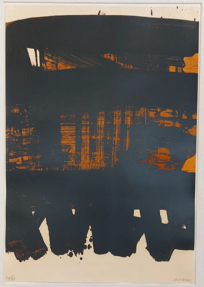 Lithographie Soulages - Lithographie n°22 