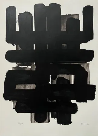Lithographie Soulages - Lithographie n°3 