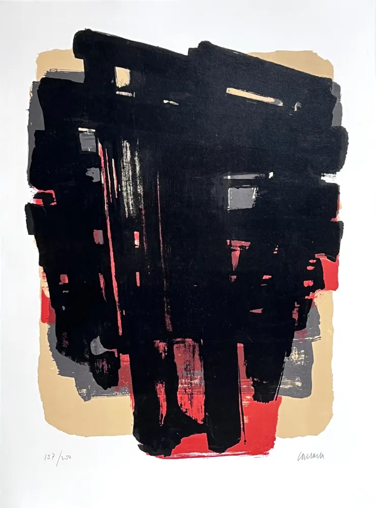 Lithographie Soulages - Lithographie n°8 