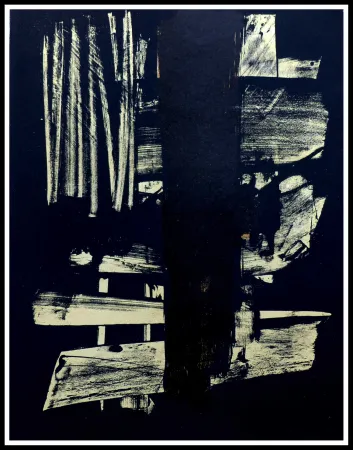 Keine Technische Soulages - Lithographie N°9