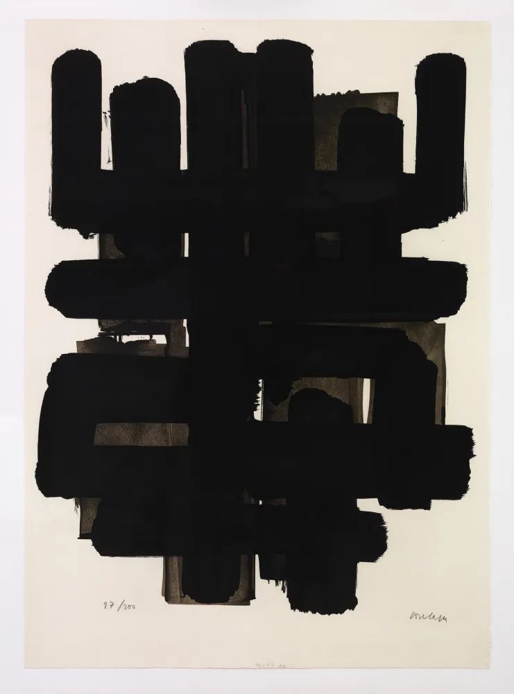 Lithographie Soulages - Lithographie originale 3