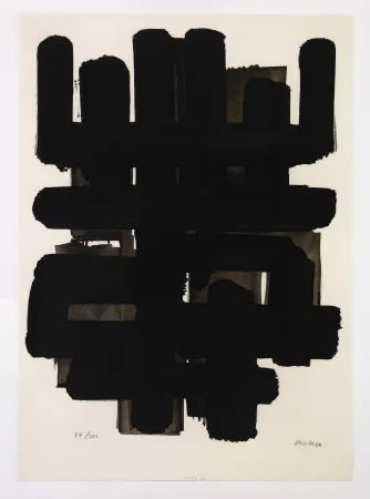 Lithographie Soulages - Lithographie originale 3
