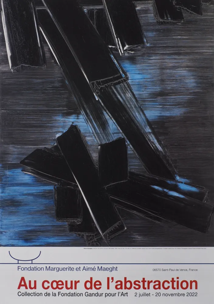 Illustriertes Buch Soulages - Peinture 24 août 1958