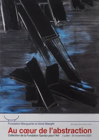 Illustriertes Buch Soulages - Peinture 24 août 1958