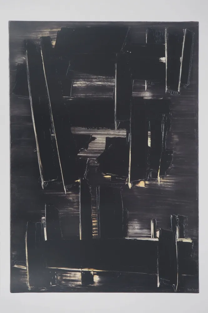 Illustriertes Buch Soulages - Peinture 27 aou
