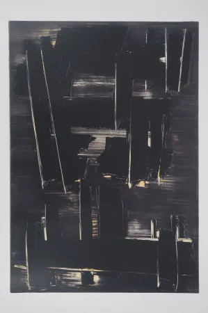 Illustriertes Buch Soulages - Peinture 27 aou