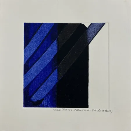 Siebdruck Soulages - Screenprint no. 17 – 1989