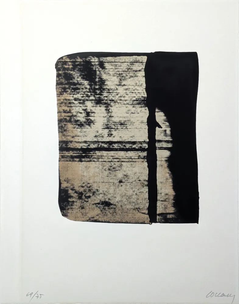 Siebdruck Soulages - Sérigraphie n° 11 