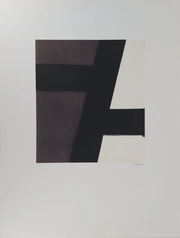Siebdruck Soulages - Sérigraphie n° 21