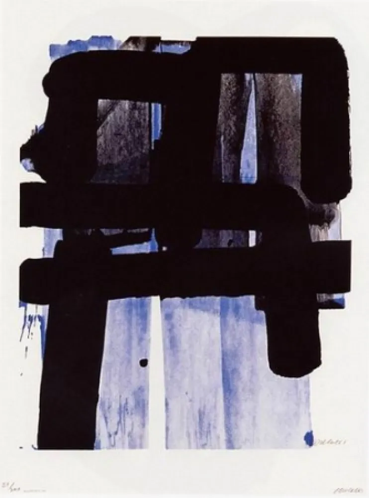 Siebdruck Soulages - Serigraphie n°2