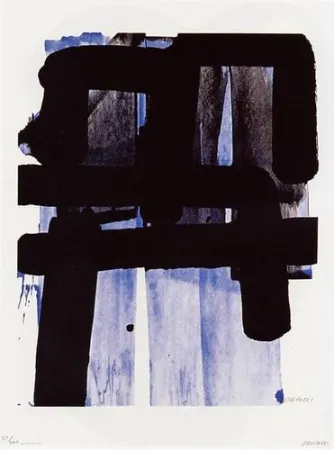 Siebdruck Soulages - Serigraphie n°2