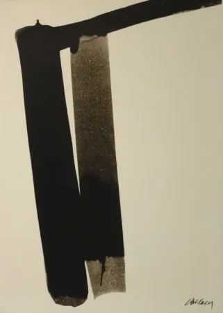 Siebdruck Soulages - Sérigraphie no 13
