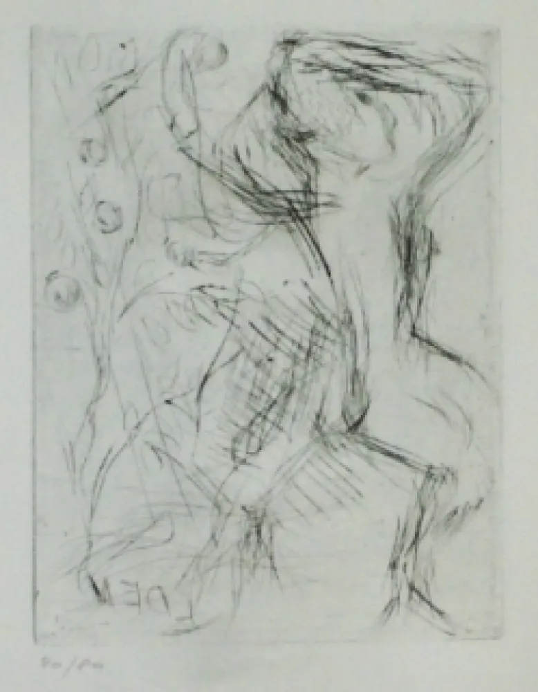 Radierung Soutter - Eden