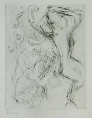 Radierung Soutter - Eden