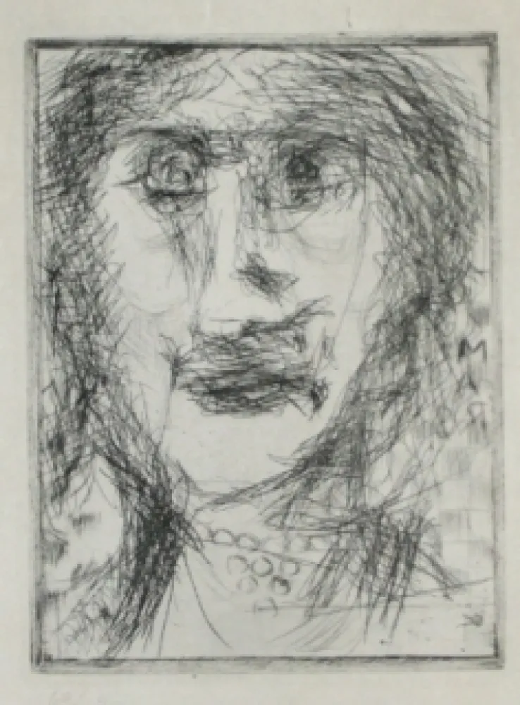 Radierung Soutter - Mars