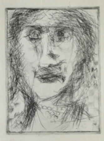 Radierung Soutter - Mars