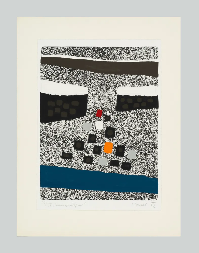 Linolschnitt Spacal - Cimitero partigiano