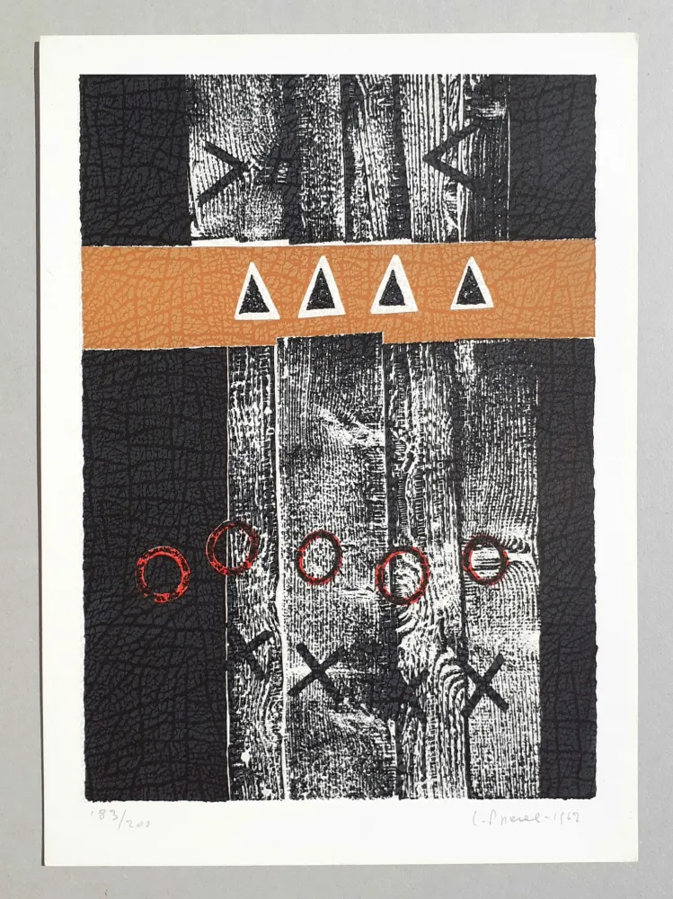 Linolschnitt Spacal - Composizione