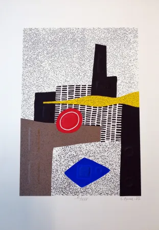 Holzschnitt Spacal - Paesaggio