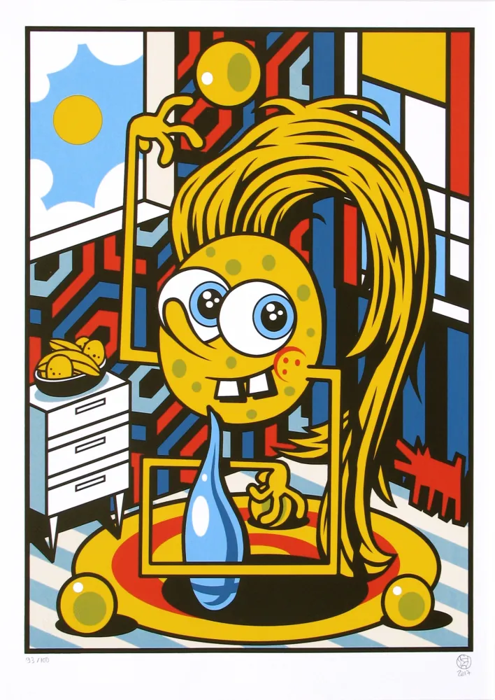 Siebdruck Speedy Graphito - Untitled