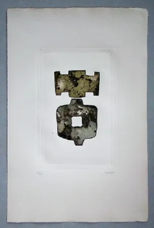 Aquatinta Springer - Composition - 1970