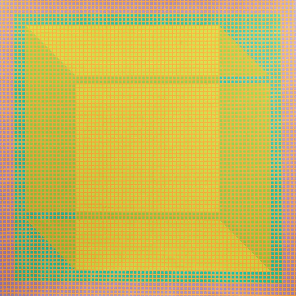 Siebdruck Stanczak - Boxed, from Twelve Progressions