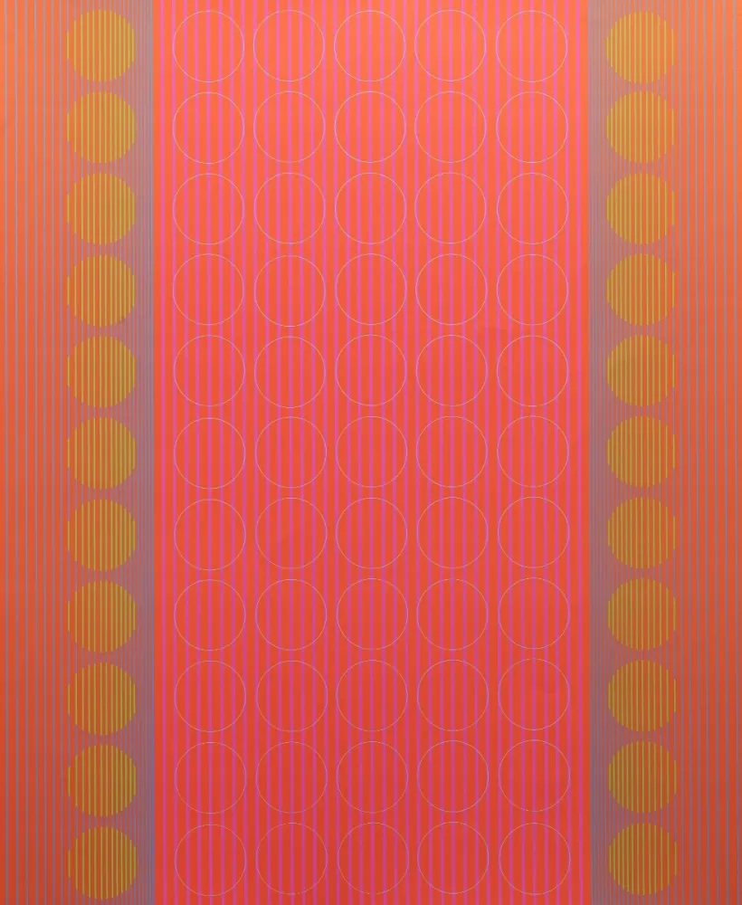 Siebdruck Stanczak - Centered Rings, from Twelve Progressions