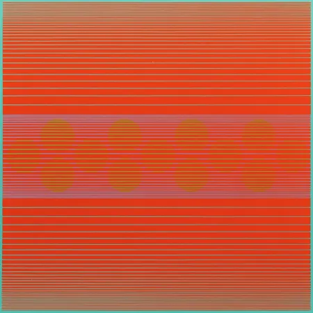 Siebdruck Stanczak - Median with Circles, from Variants