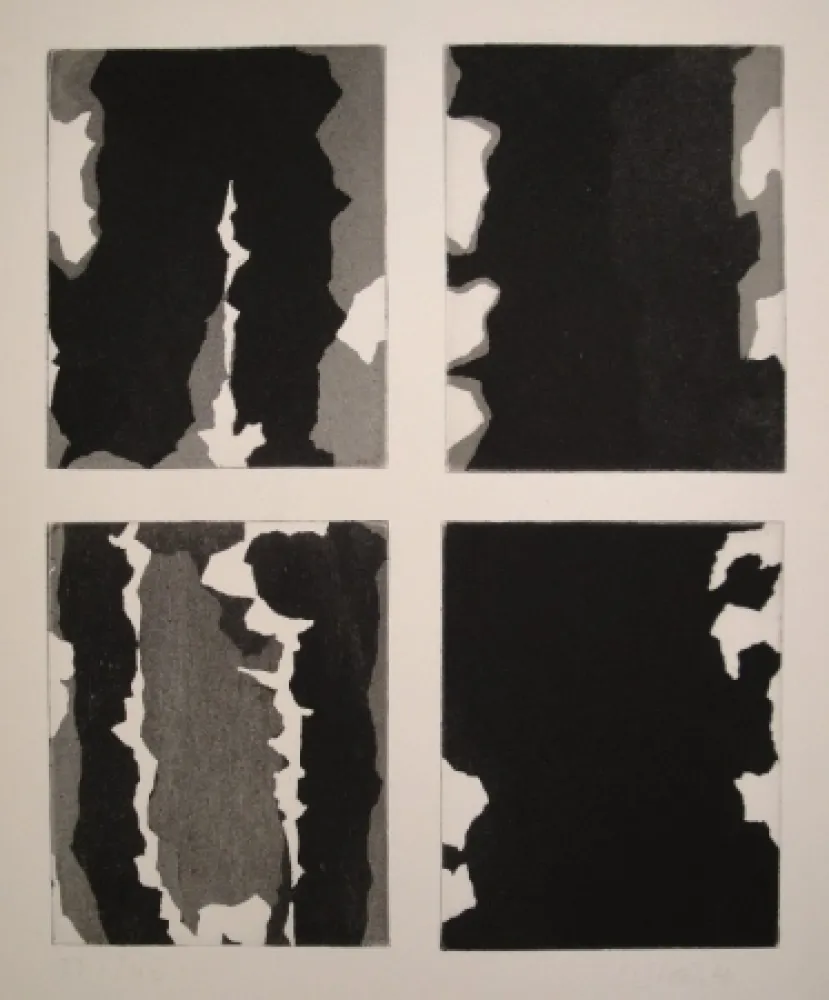 Aquatinta Stein - Ohne Titel