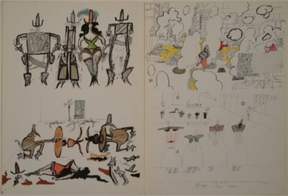 Illustriertes Buch Steinberg - DERRIÈRE LE MIROIR, Nos 53-54