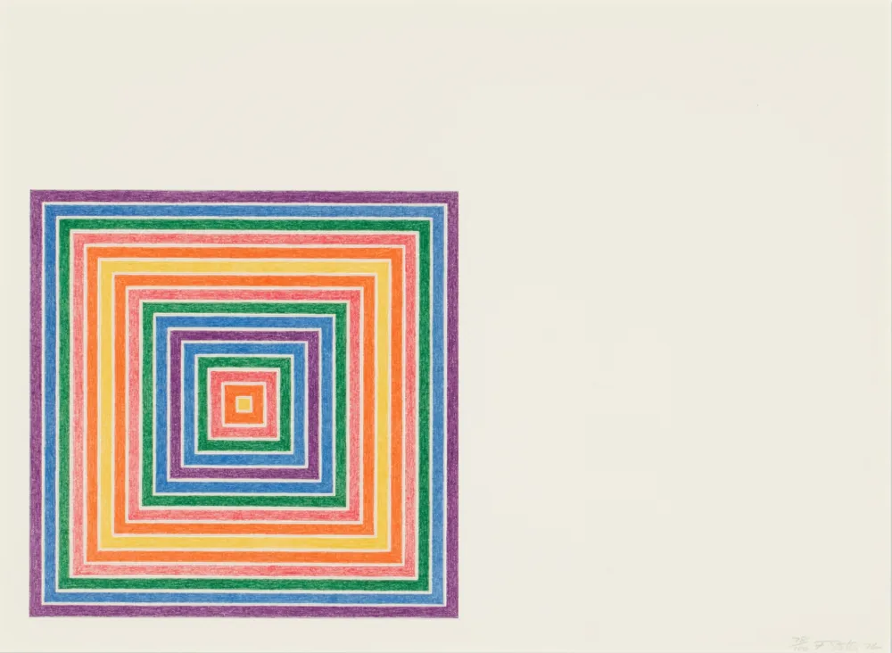 Lithographie Stella - Honduras Lottery Co (from Multicolored Squares)