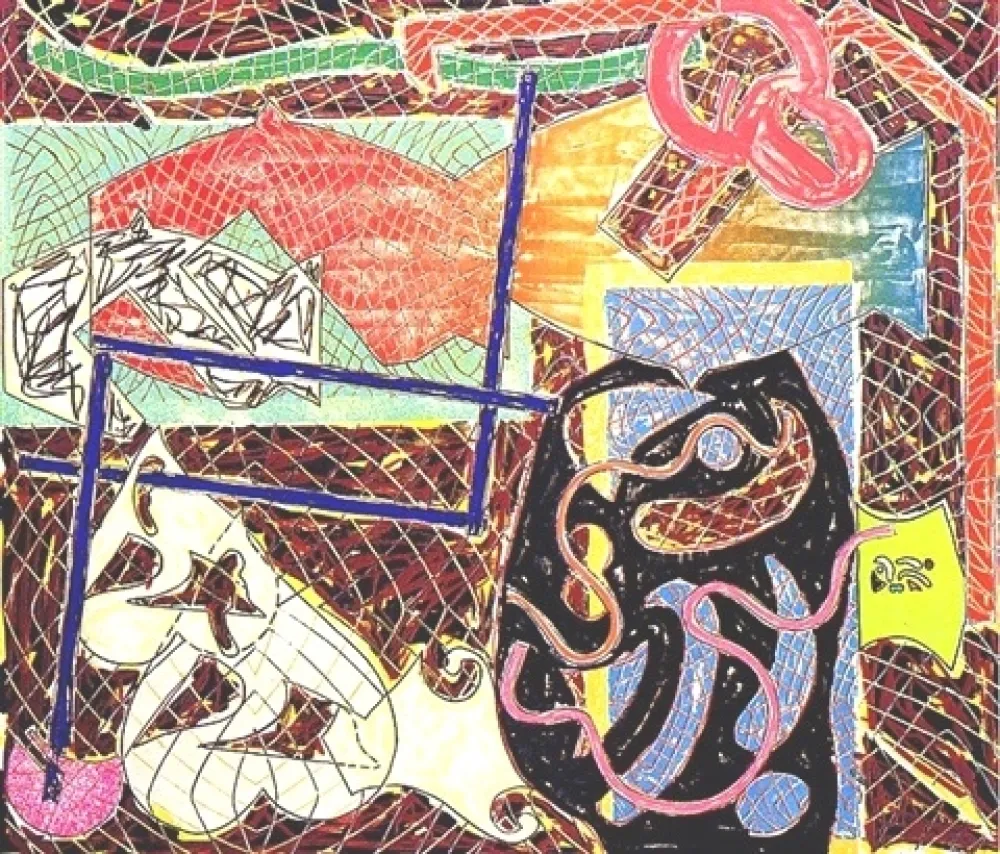 Siebdruck Stella - Shards II