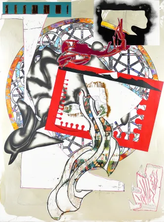 Lithographie Stella - The Pacific, from The Waves I