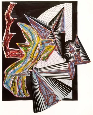 Siebdruck Stella -  THEN CAME DEATH AND TOOK THE BUTCHER