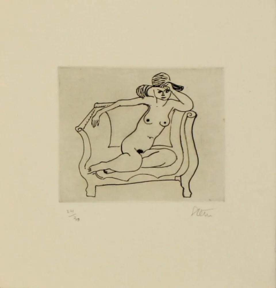 Stich Stern - Dame au salon