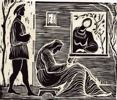 Illustriertes Buch Stoppa - Sant'Abraam Romito e la Nipote Maria