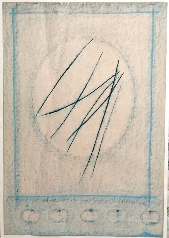 Lithographie Strazza - Lo specchio delle cose lasciate