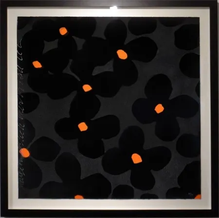 Siebdruck Sultan - Orange & Black