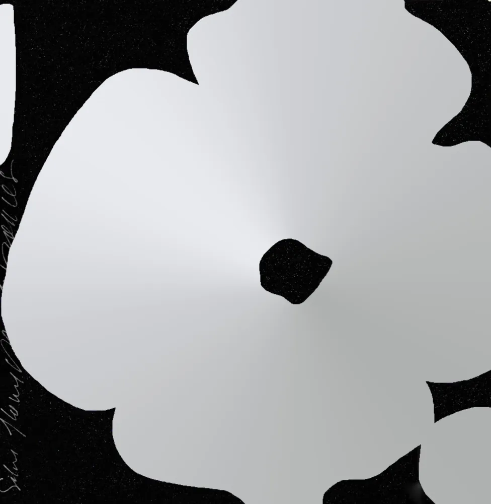 Siebdruck Sultan - Silver Flowers, March 5, 2011