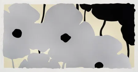 Siebdruck Sultan - Silver Poppies