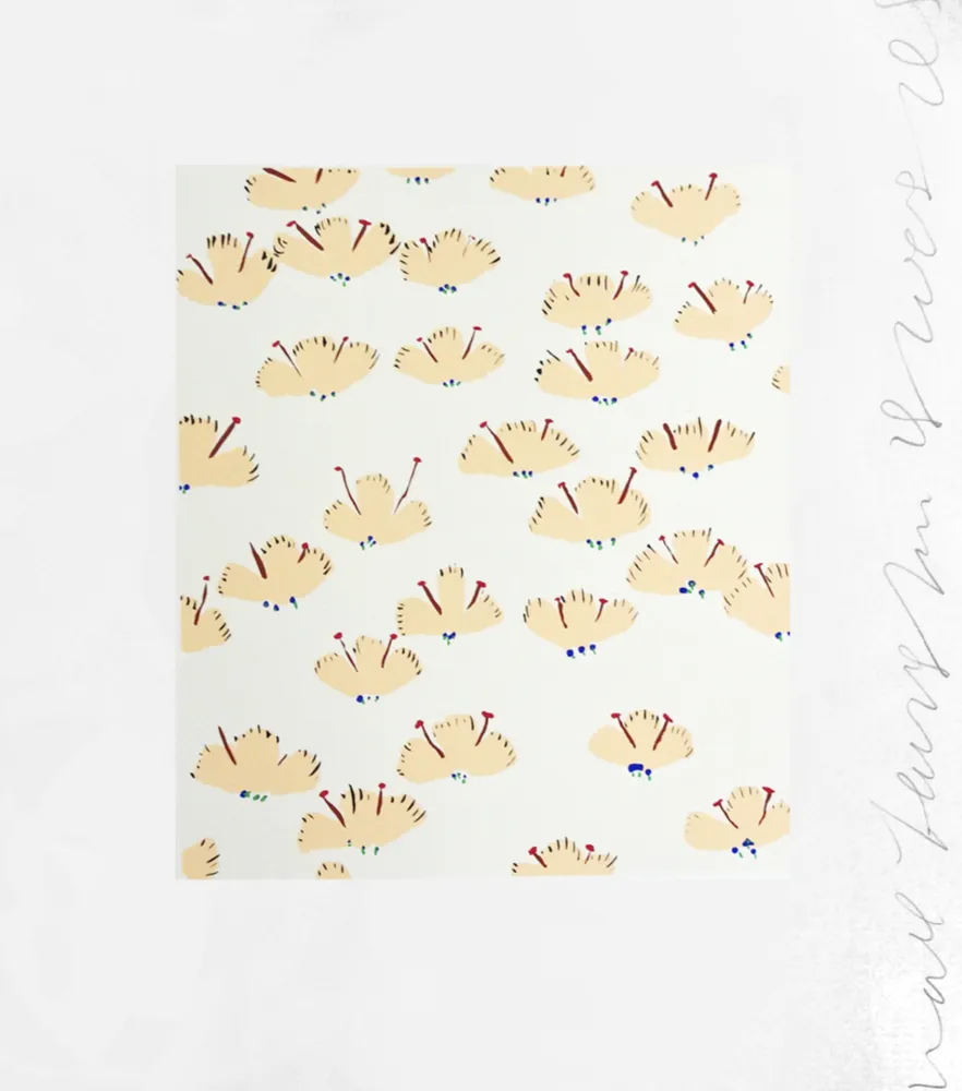 Siebdruck Sultan - Wall Flower 20