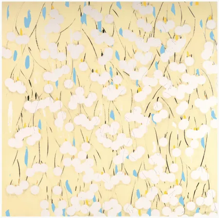 Siebdruck Sultan - White Mimosa