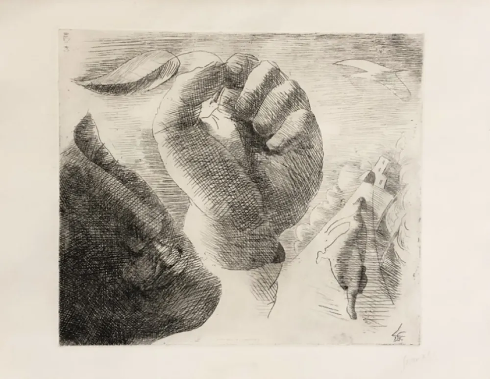 Stich Survage - Composition surréaliste